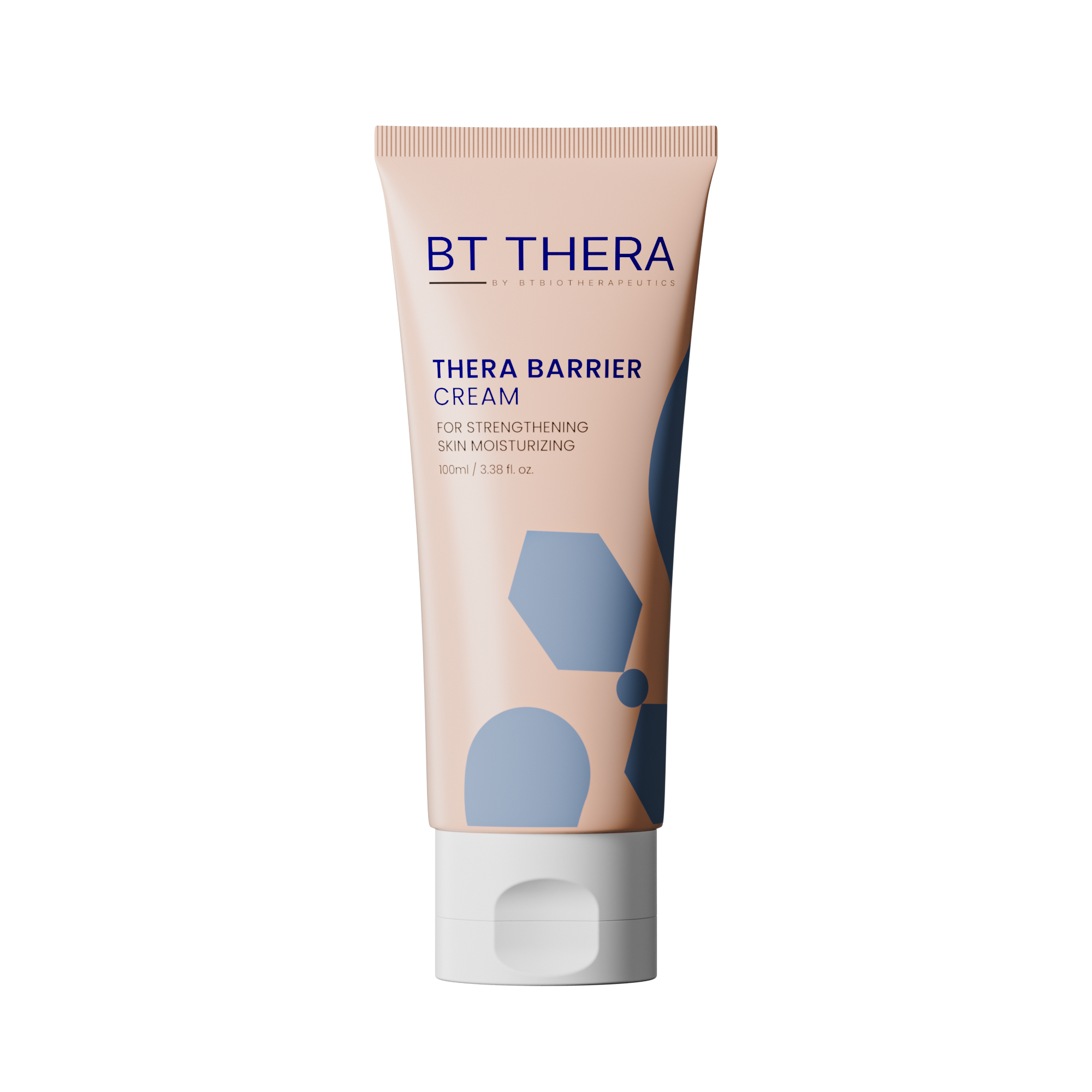 Tube of Thera Barrier Cream Moisturizer on a white background